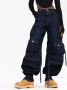 The Attico Low waist jeans Blauw - Thumbnail 5