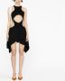 The Attico Uitgesneden mini-jurk Zwart - Thumbnail 2