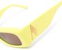 The Attico Marfa zonnebril met rechthoekig montuur Geel - Thumbnail 3