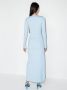 The Attico Maxi-jurk met vierkante hals Blauw - Thumbnail 3