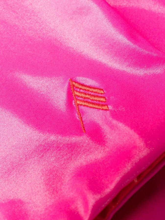 The Attico Metallic stranddoek Roze