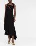The Attico Mini-jurk met gekruist bandje Zwart - Thumbnail 2