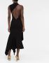 The Attico Mini-jurk met gekruist bandje Zwart - Thumbnail 4
