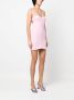 The Attico Mini-jurk met vierkante hals Roze - Thumbnail 3