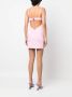 The Attico Mini-jurk met vierkante hals Roze - Thumbnail 4