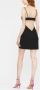 The Attico Mini-jurk verfraaid met kristallen Zwart - Thumbnail 3