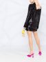 The Attico Mini-jurk verfraaid met pailletten Zwart - Thumbnail 4