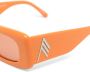 Linda Farrow x The Attico Marfa zonnebril Oranje - Thumbnail 3