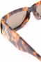 The Attico Minimarfa zonnebril met rechthoekig montuur Bruin - Thumbnail 3