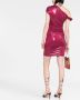 The Attico Off-shoulder mini-jurk Roze - Thumbnail 4