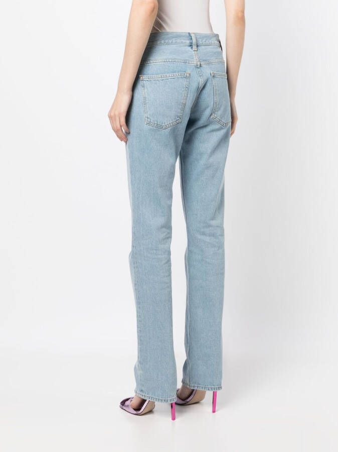 The Attico Straight jeans Blauw