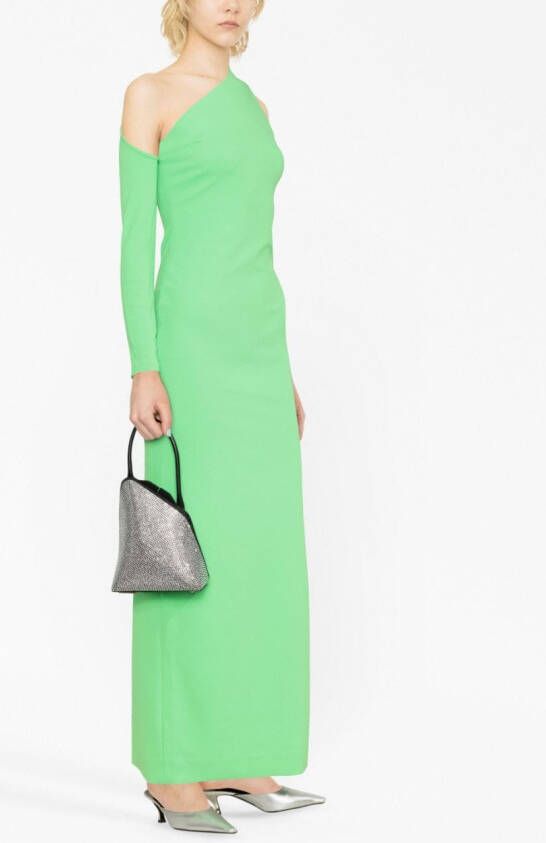 The Attico Sunset shopper verfraaid met stras Zwart