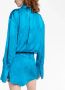 The Attico Mini-jurk met baskische taille Blauw - Thumbnail 3