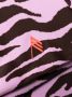 The Attico Kokerrok met zebraprint Roze - Thumbnail 3