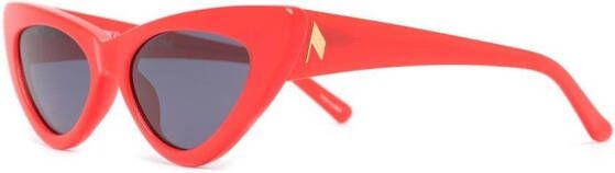 The Attico Zonnebril met cat-eye montuur Rood