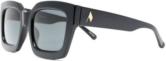 The Attico Zonnebril met oversized montuur Zwart
