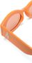Linda Farrow x The Attico Berta zonnebril met rechthoekig montuur Oranje - Thumbnail 3