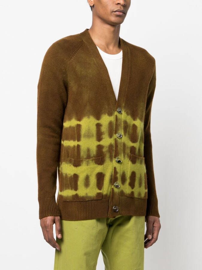 The Elder Statesman Vest met tie-dye print Bruin