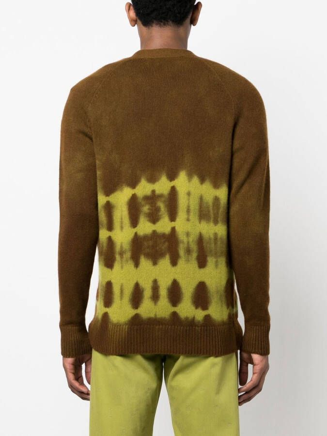 The Elder Statesman Vest met tie-dye print Bruin