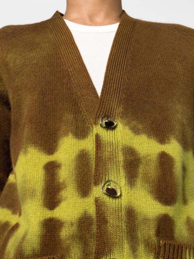 The Elder Statesman Vest met tie-dye print Bruin