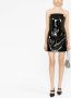The Mannei Leren mini-jurk Zwart - Thumbnail 2