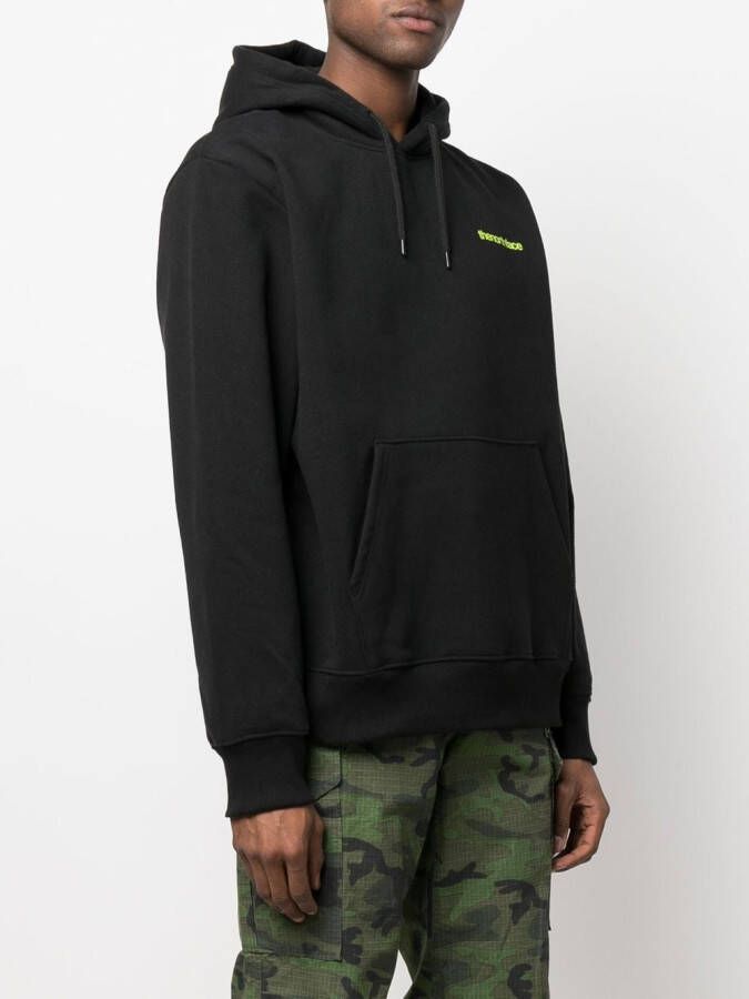 The North Face Hoodie met logoprint Zwart