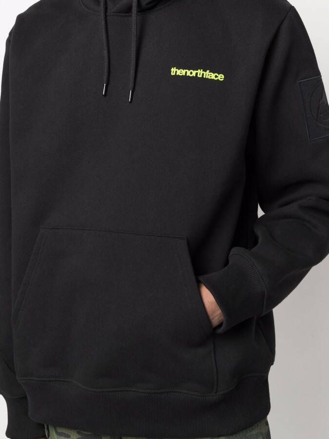 The North Face Hoodie met logoprint Zwart