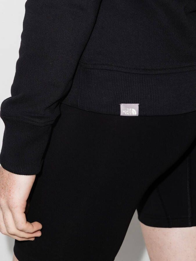 The North Face Hoodie met logoprint Zwart