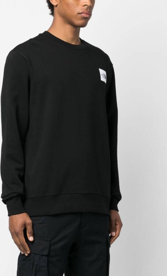 The North Face Sweater met logoprint Zwart