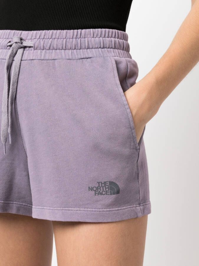 The North Face Trainingsshorts met logoprint Paars