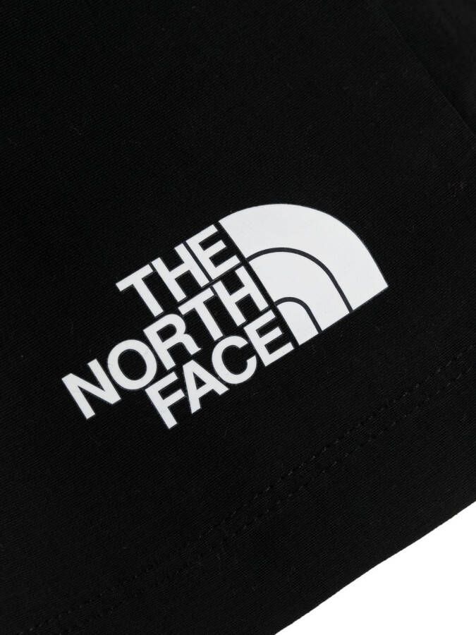 The North Face Trainingsshorts met logoprint Zwart