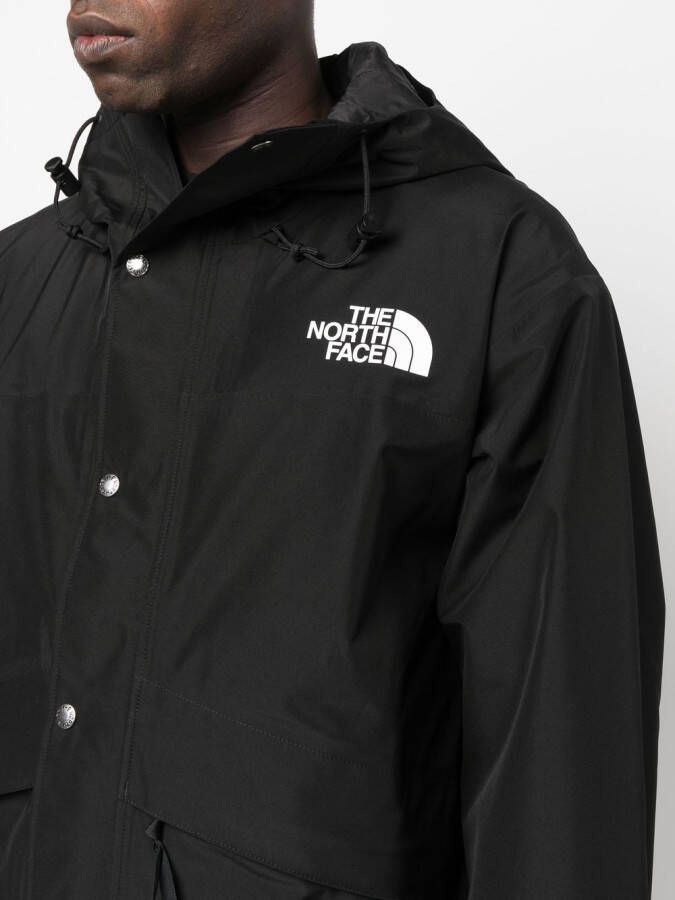 The North Face Windjack met geborduurd logo Zwart