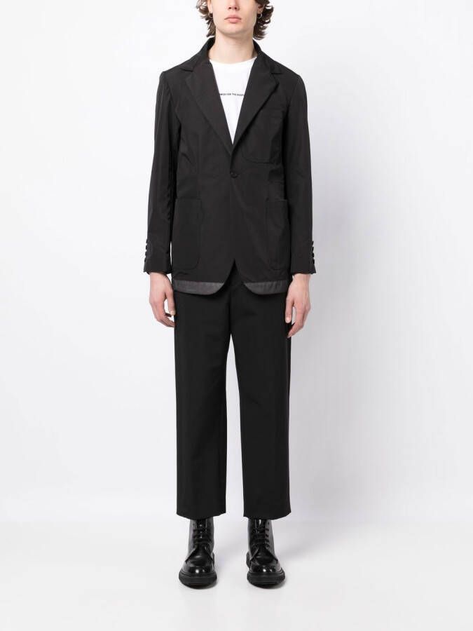 The Power For The People Blazer met enkele rij knopen Zwart