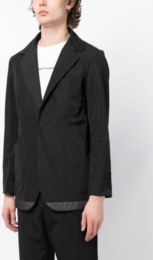 The Power For The People Blazer met enkele rij knopen Zwart