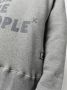 The Power For The People Sweater met logoprint Grijs - Thumbnail 5