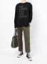 The Power For The People Sweater met logoprint Zwart - Thumbnail 2