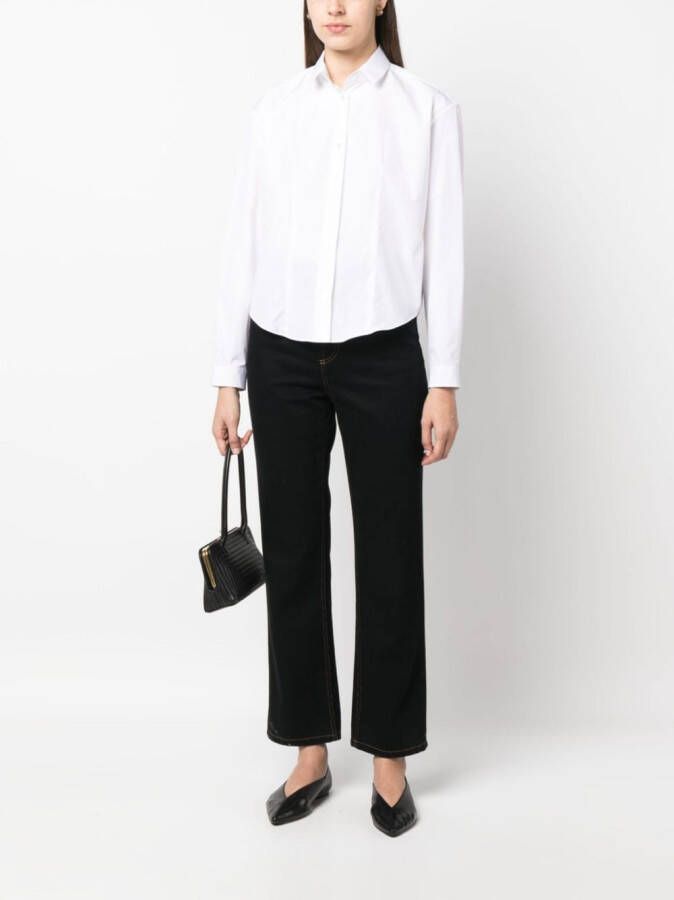 The Row Katoenen blouse Wit