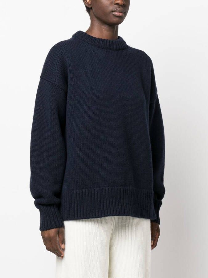 The Row Trui met pofmouwen Blauw