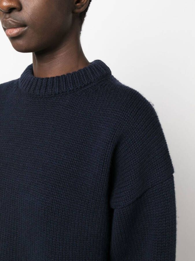 The Row Trui met pofmouwen Blauw