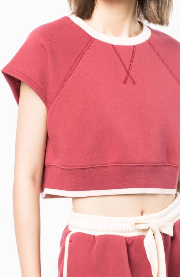 The Upside Cropped top Roze