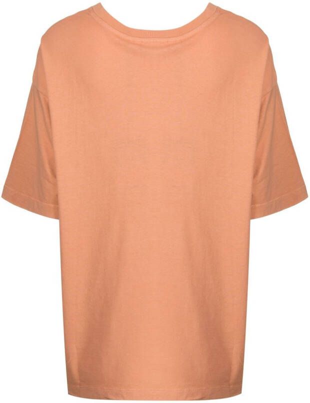The Upside T-shirt met logoprint Bruin
