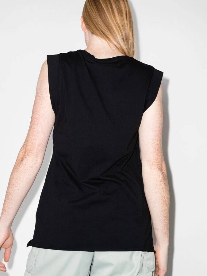 The Upside Tanktop met logoprint Zwart