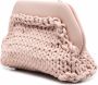 Themoirè Bios geweven clutch Roze - Thumbnail 3