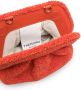 Themoirè Gea Re-Fur clutch Oranje - Thumbnail 5