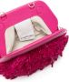 Themoirè Gea rieten clutch Roze - Thumbnail 5