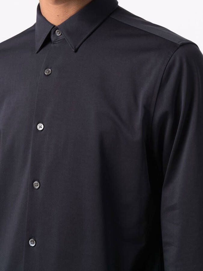 Theory Button-up overhemd Blauw