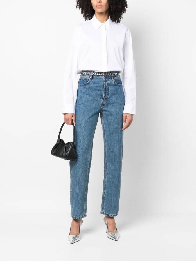 Theory Button-down blouse Wit