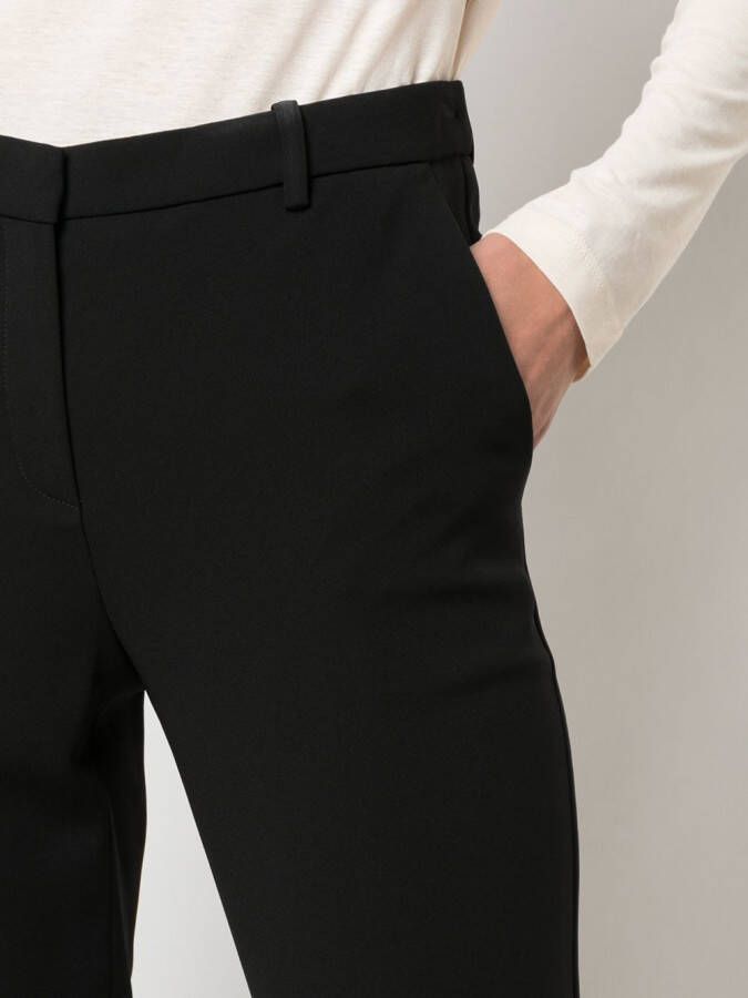 Theory Cropped pantalon Zwart