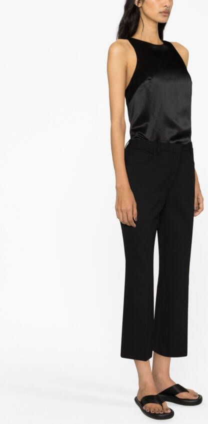 Theory Cropped pantalon Zwart