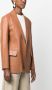 Theory Blazer met open voorkant Bruin - Thumbnail 3